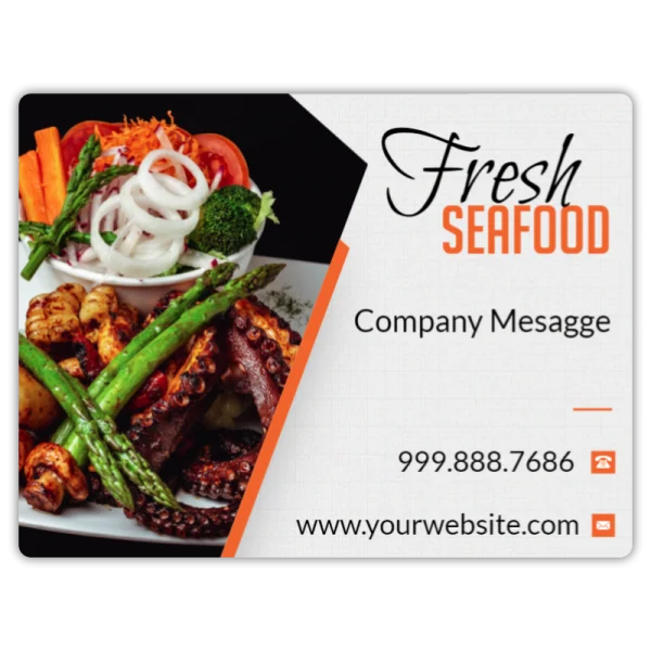Car Magnet Fresh Seafood