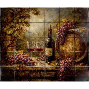 Landscape ceramic tile