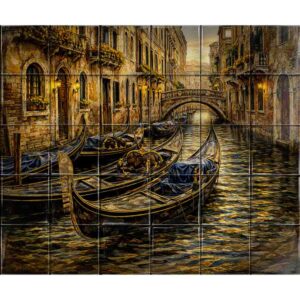 Landscape ceramic tile