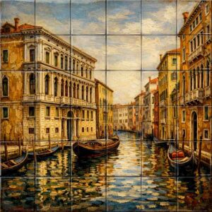 Landscape ceramic tile