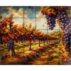 Landscape ceramic tile