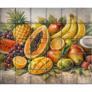 Fruits ceramic tile