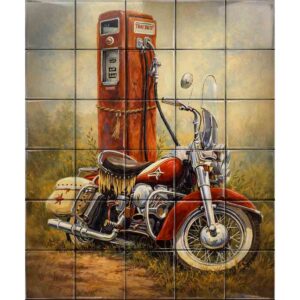 Vintange ceramic tile