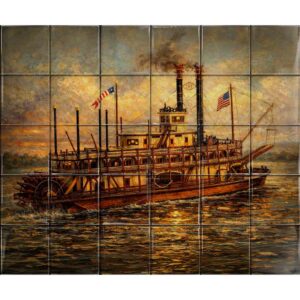 Vintange ceramic tile