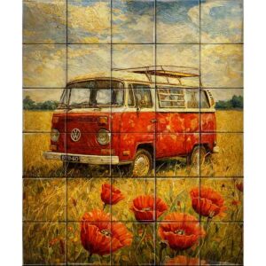 Vintange ceramic tile