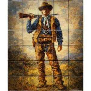 Vintange ceramic tile