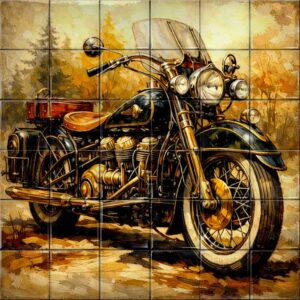 Vintange ceramic tile
