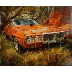 Vintange ceramic tile