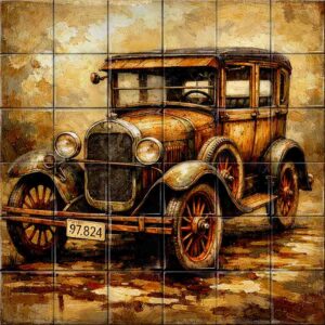 Vintange ceramic tile