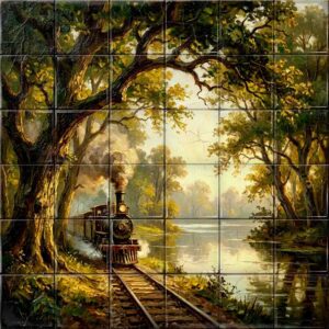 Vintange ceramic tile