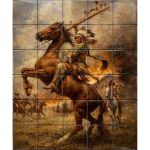 Vintange ceramic tile