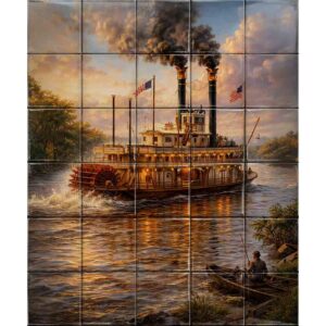 Vintange ceramic tile