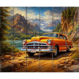 Vintange ceramic tile