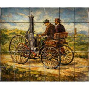 Vintange ceramic tile