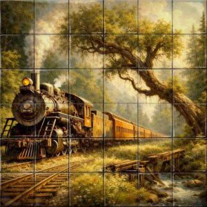 Vintange ceramic tile