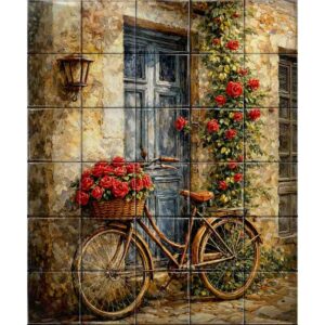 Vintange ceramic tile