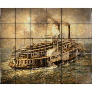 Vintange ceramic tile