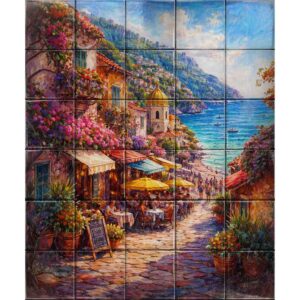landscape ceramic tile