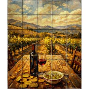 landscape ceramic tile