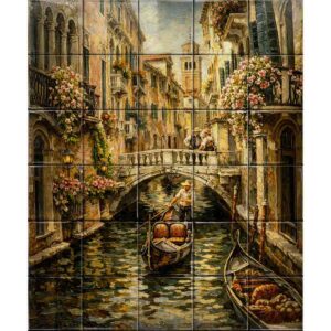 landscape ceramic tile