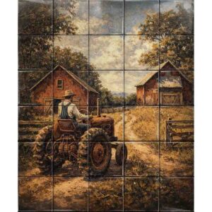 landscape ceramic tile