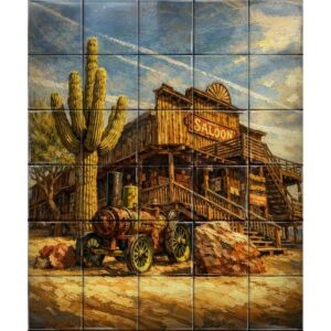 landscape ceramic tile