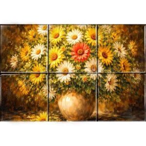 Floral Ceramic Tile