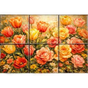 Floral Ceramic Tile
