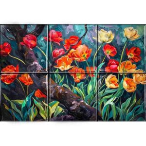 Floral Ceramic Tile