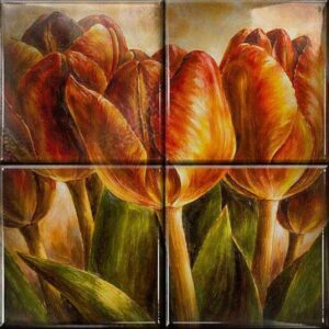 Floral Ceramic Tile
