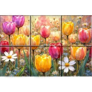 Floral Ceramic Tile