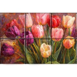 Floral Ceramic Tile
