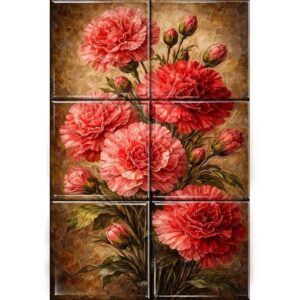 Floral Ceramic Tile