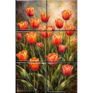 Floral Ceramic Tile